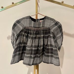Bonpoint Flannel Infant Dress